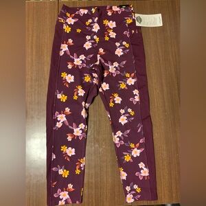 NWT Women’s Victoria’s Secret pink Floral Leggings - Purple